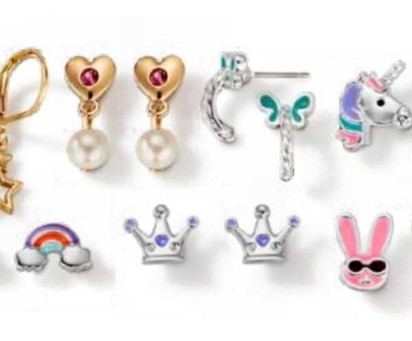 Estuche de aretes para niña x7 . Pop paradise . Esika