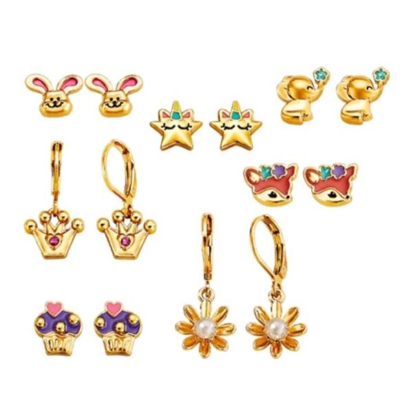 Estuche de aretes para niñas x7. Sweetness. Esika