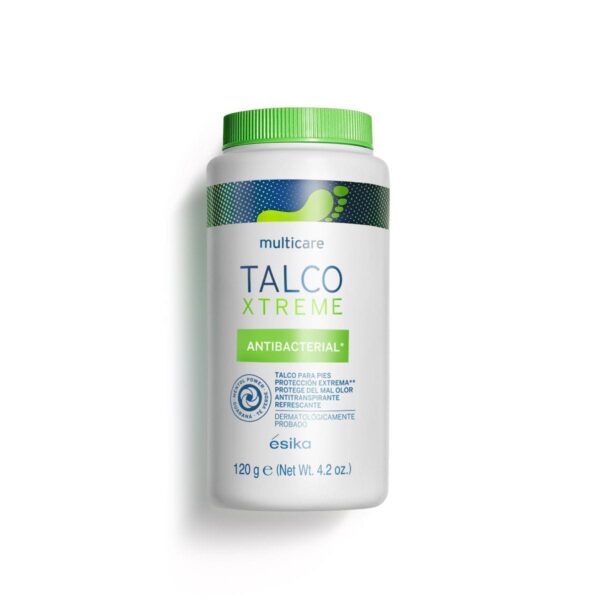 Talco Xtreme para pies. Multicare. 120g. Esika