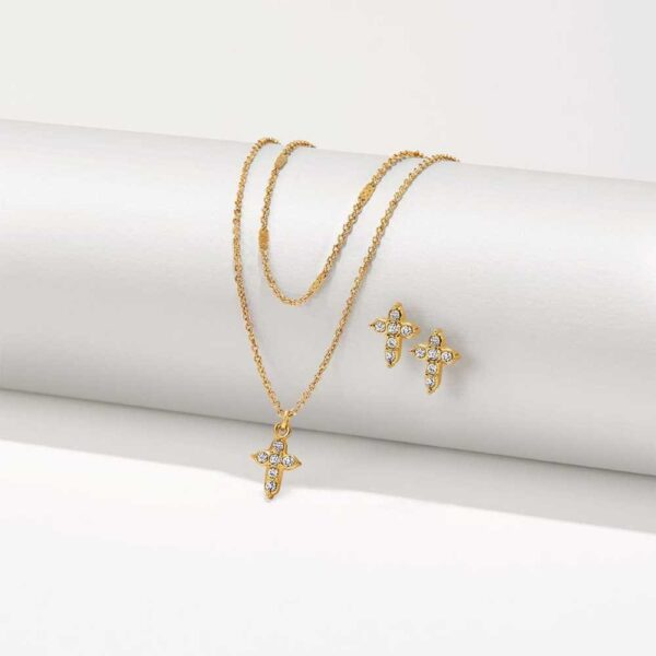 Estuche Cruz Golden C+A. Esika