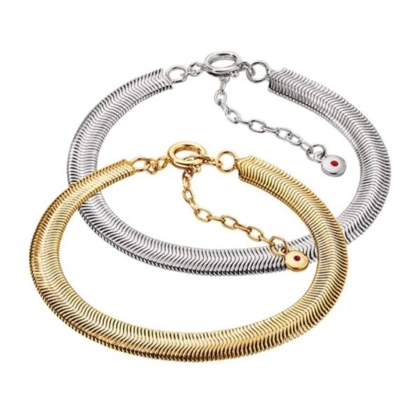 Pulseras set. Modern viper. Esika