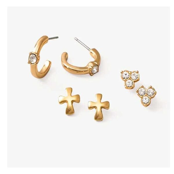 Set de aretes x3 Santísima . Yanbal