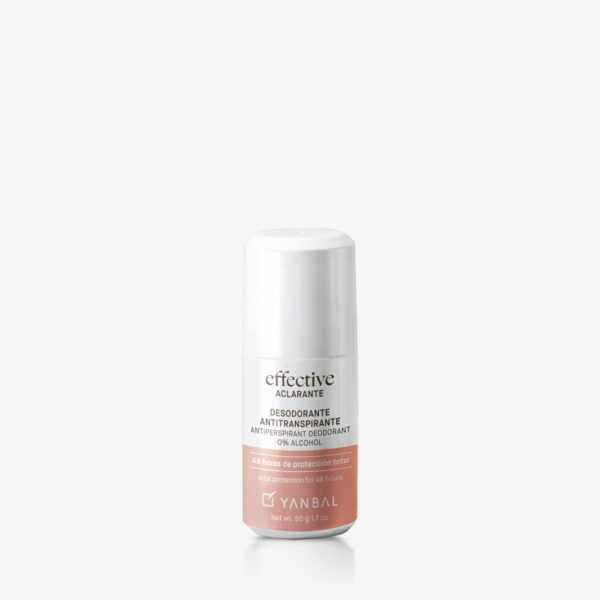 Effective . Desodorante roll on. Aclarante . 50g. Yanbal