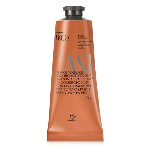 Pulpa hidratante para manos. Ekos castaña. 75g. Natura