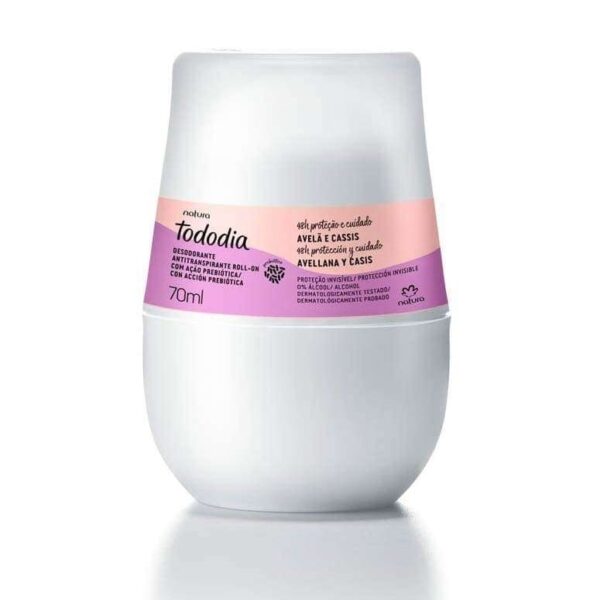 Tododia. Avellana y casis. Desodorante Roll-on .Natura 70 ml