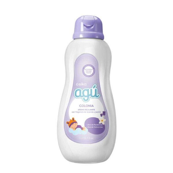 Agú. Colonia relajante Lavanda y jazmín. Esika. 1 litro