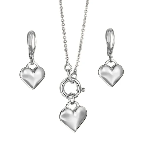 Set Collar + Aretes Amaré Silver. Esika