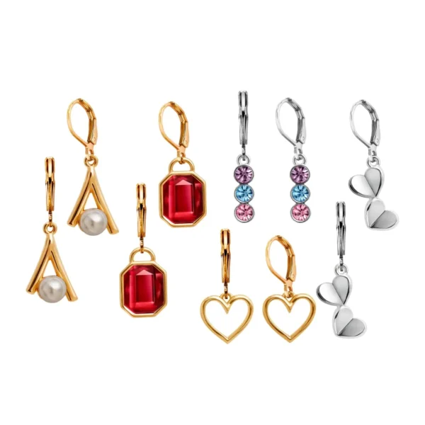 Set de Aretes x5 Night Of Gems. Esika