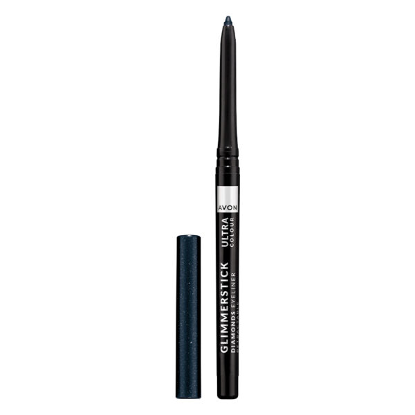 Ultra Color Glimmerstick Delineador Retráctil para Ojos Diamonds A Prueba de Agua - 0,35 g. Tono Back ice