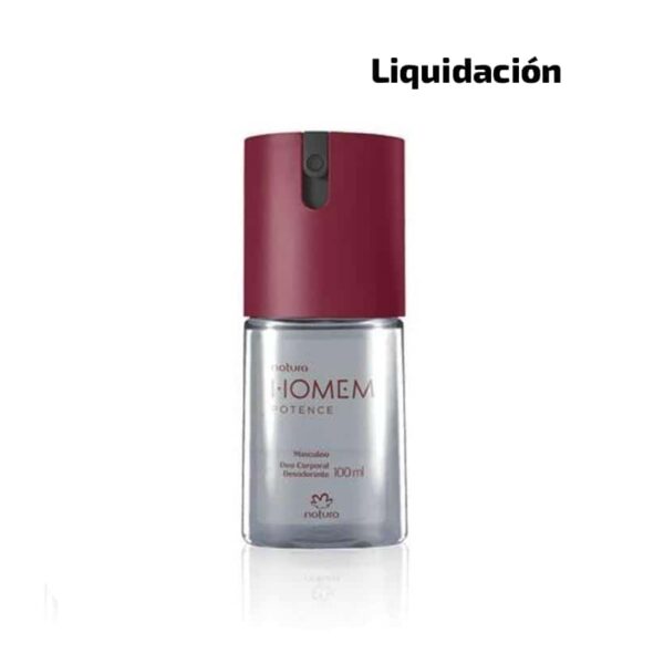 Homem Potence. Desodorante spray corporal 100ml. Natura.