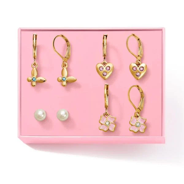 Set de Aretes x4 Mini Royals. Esika