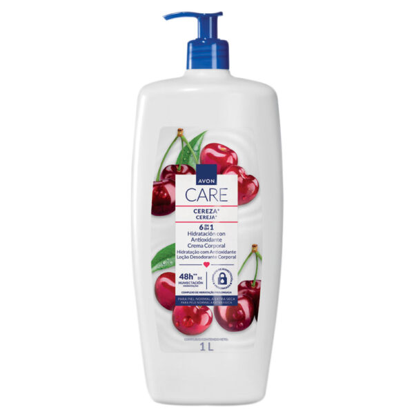 Crema Corporal Cereza - 1000 ml. Avon Care 6 en 1