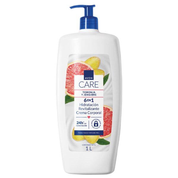 Crema Corporal Toronja Y Jengibre - 1000 ml. Avon Care.