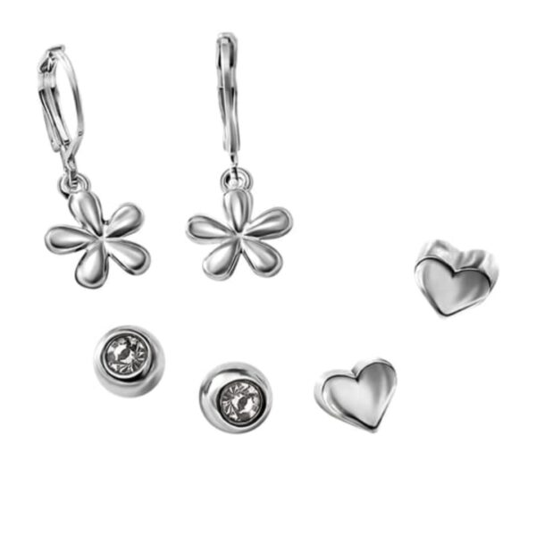 Set de aretes x3 Riviera shine. Esika