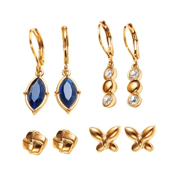 Set de Aretes x4 Break Free. Esika