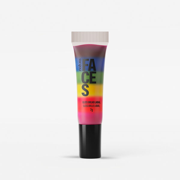 Gloss labial multicolor 8 g. Natura faces