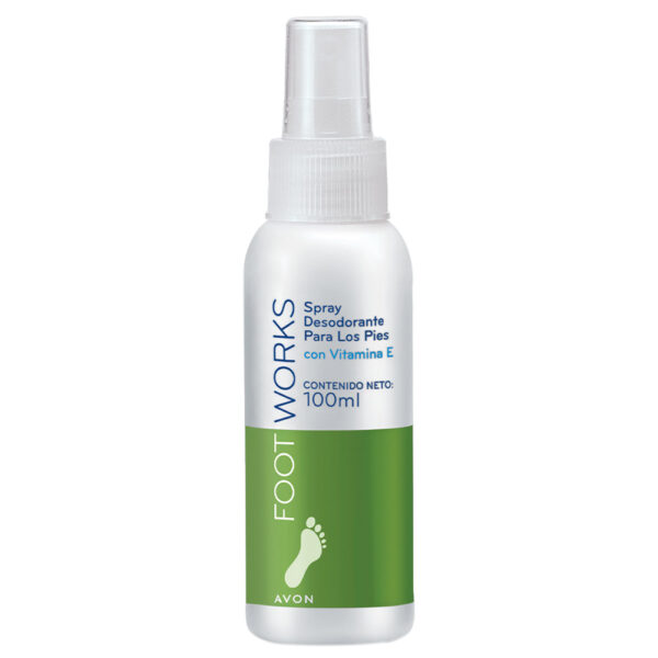 Foot Works Spray Desodorante Para Pies - 100 ml. Avon