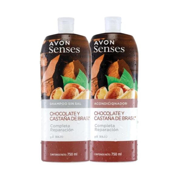 Set chocolate y castaña de brasil. Avon