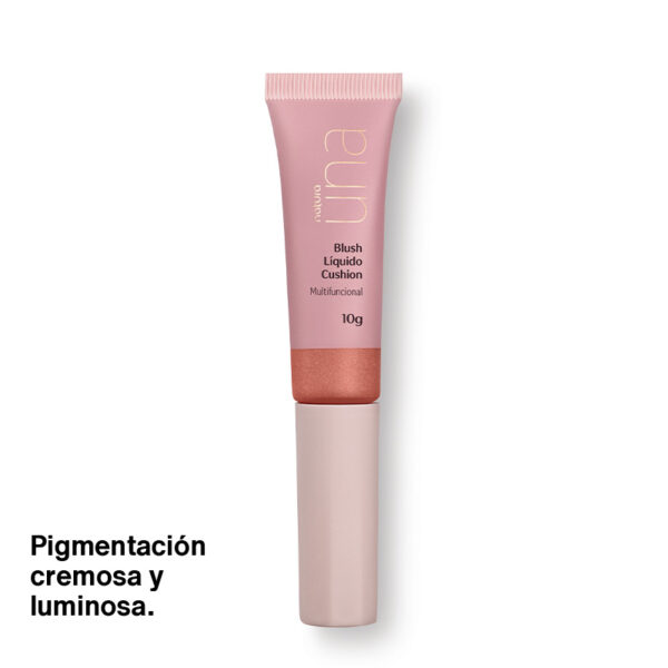 Una Blush líquido cushion peach 10g. Natura