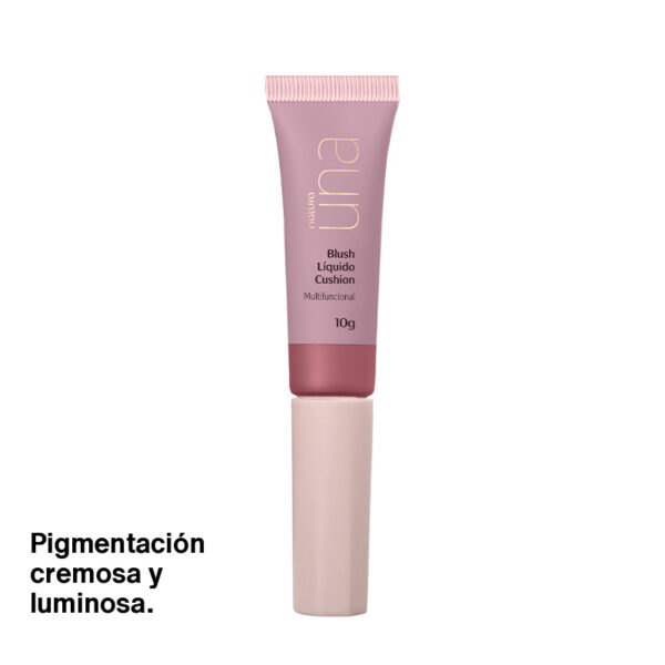 Una Blush líquido cushion rosa 10 g. Natura