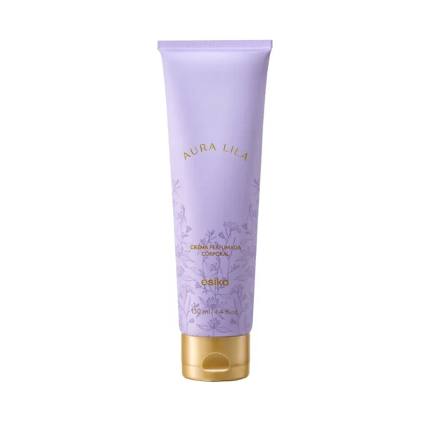 Crema Perfumada Aura Lila, 130 ml. Esika
