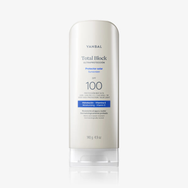 Protector Solar Total Block Ultraprotección SPF 100 Jumbo. Yanbal