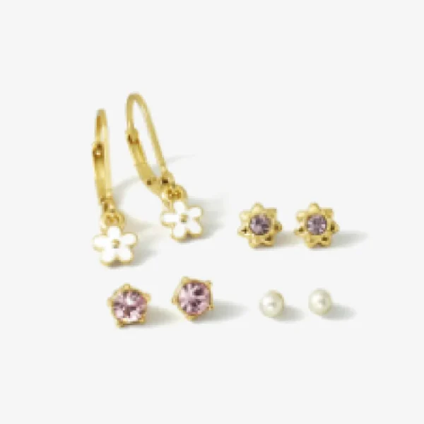 Set Aretes Flora. Yanbal