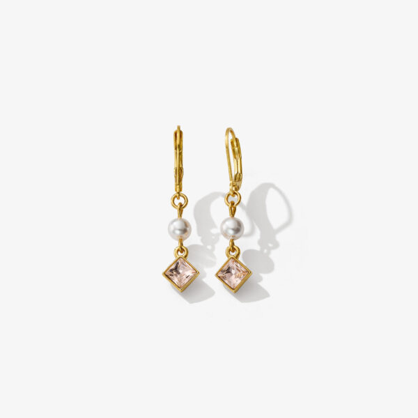 Aretes Spiga Rosé. Yanbal