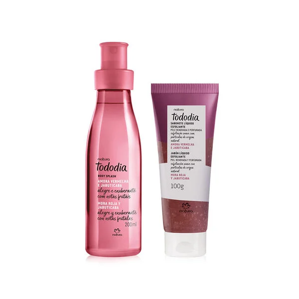 Regalo Tododia Mora Roja y Jabuticaba (1 body splash + 1 jabón exfoliante)