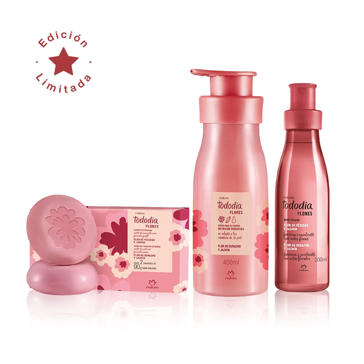 Set Flor de Durazno y Jazmin. Natura tododia