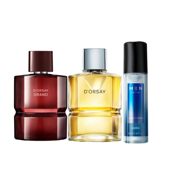 Super pack 2: Dorsay 90ml + Dorsay grand 90ml + Men active 200ml