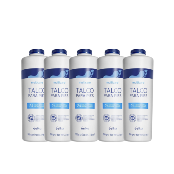 Pack Multicare. x5 Talcos para pies 500g