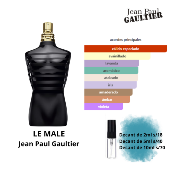 LE MALE. Parfum . Jean Paul Gaultier. Decants