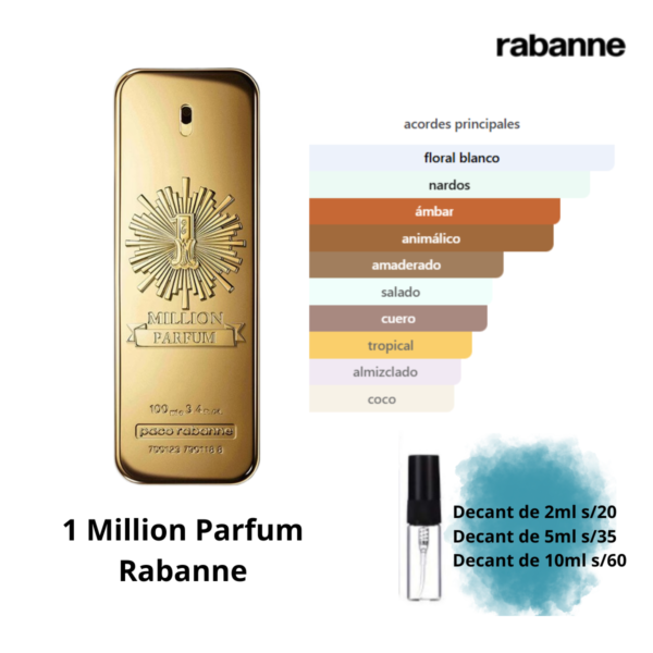 One million. Perfume masculino. Rabanne (Decants)