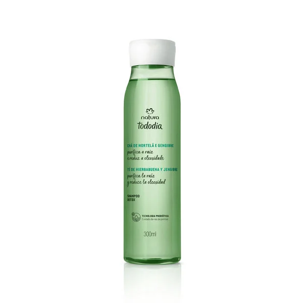 Shampoo Detox Capilar Té de Menta y Jengibre Tododia 300ml. Natura