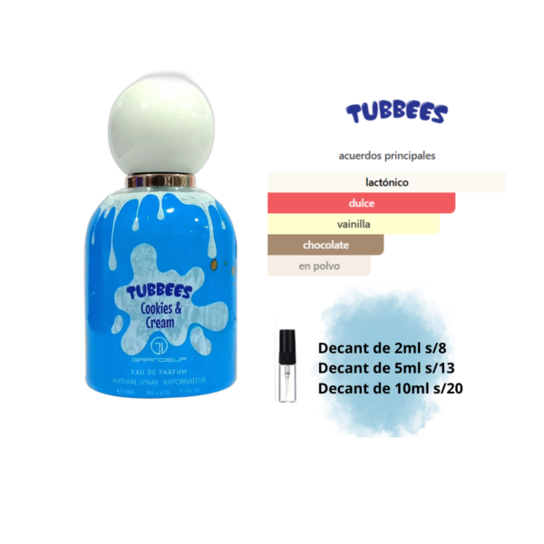 TUBBEES COOKIES CREAM EDP 50ML. GRANDEUR (Decants)