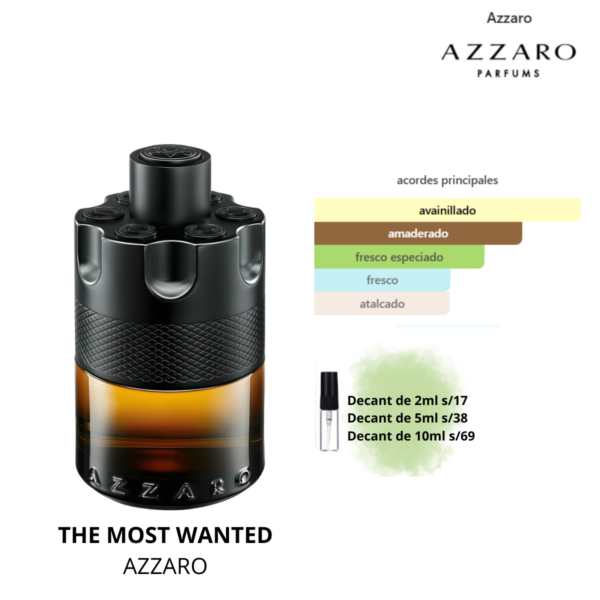 The Most Wanted Parfum 100ml. Azzaro. Para hombres (Decants)