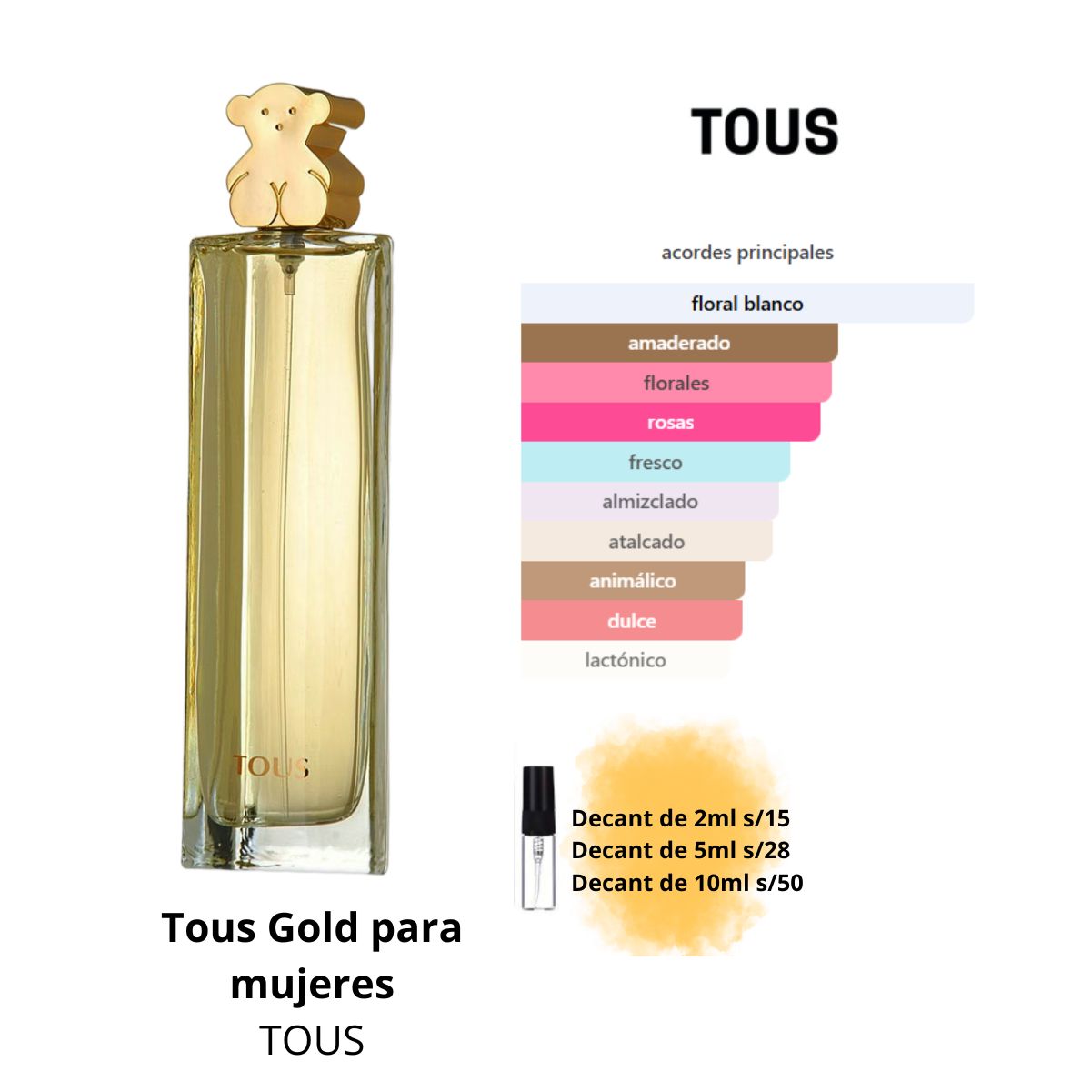 DECANTS - TOUS GOLDEDT