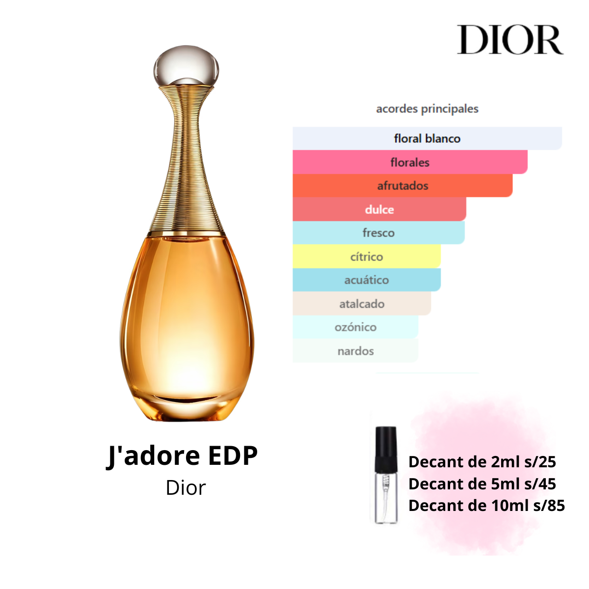 J'ADORE DECANTS