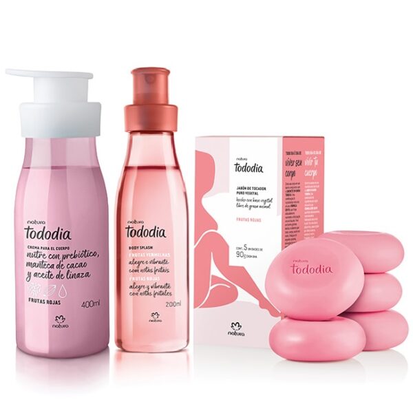 Set Rutina Tododia Frutas Rojas