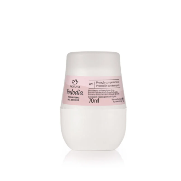 Desodorante Antitranspirante Roll-on Tododia Piel Uniforme 70ml. Natura