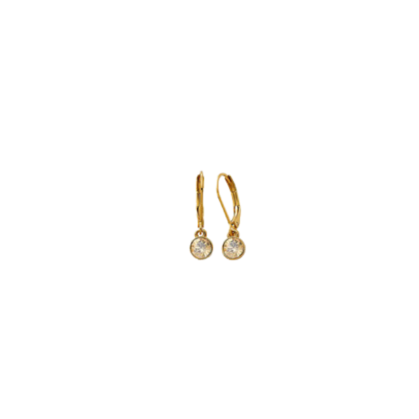 Aretes Cristaly Champagne. Yanbal