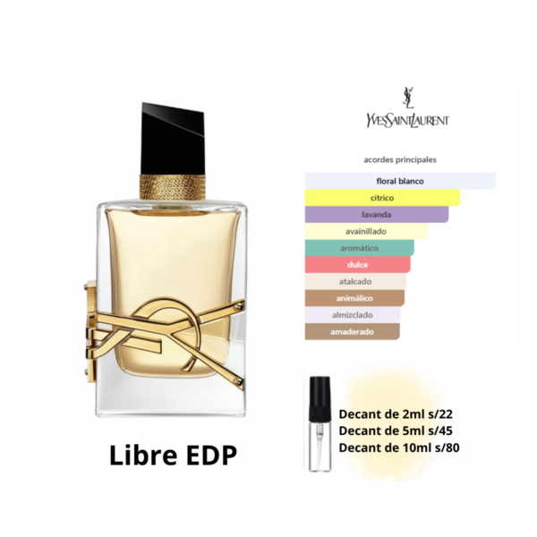 Libre EDP.  Yves Saint Laurent (Decants)