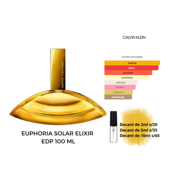 Euphoria Solar Elixir. EDP. Calvin Klein (Decants)