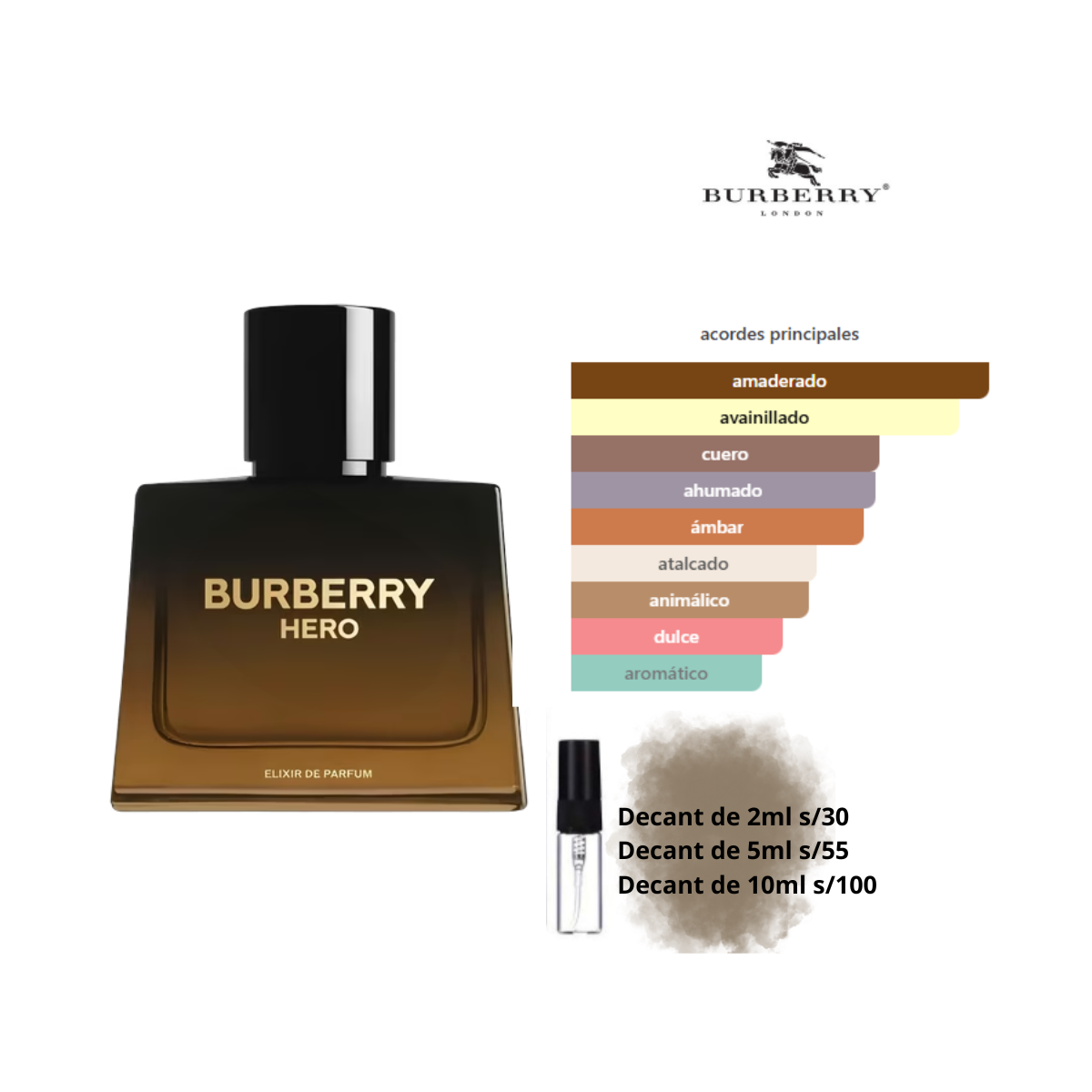 DECANT BURBERRY HERO ELIXIR