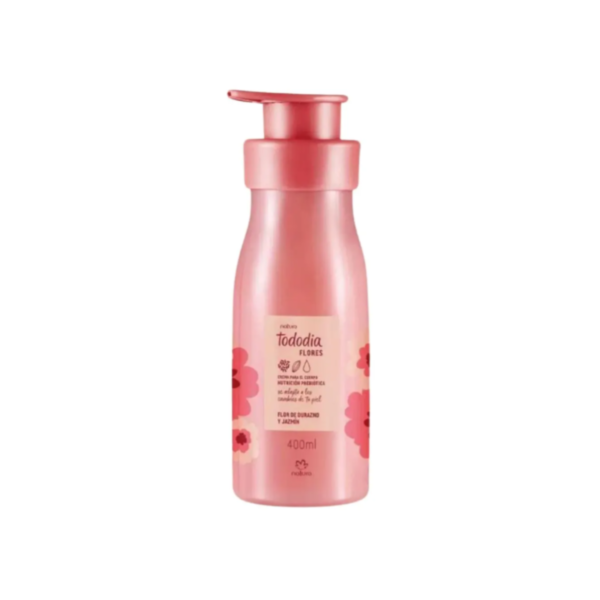 Hidratante Corporal Tododia Flores. Flor de durazno y jazmin 400ml