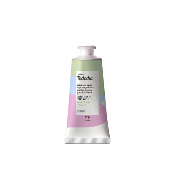 Tododia Flor de Pera y Melisa. Crema nutritiva para manos , 50ml