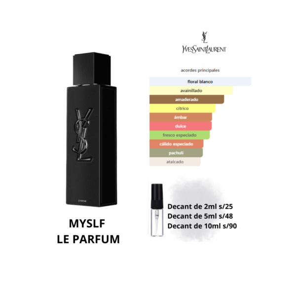 MYSLF. Yves Saint Laurent. Le Parfum (Decants)